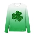 thumbnail image 4 of Bnwani St. Patricks Day Long Sleeve Toddler Shirt Crew Neck Casual Cute Printed Tops 3-4t, 4 of 5