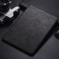 thumbnail image 1 of Solid Simple Tablet Leather Case For Ipad 9th 8th 7th 10.2 Book Style Stand Cover For Ipad 10th Air 5 4 10.9 Mini 6 3 2 Pro 11 Leather-Black For iPad Mini 5 4, 1 of 6
