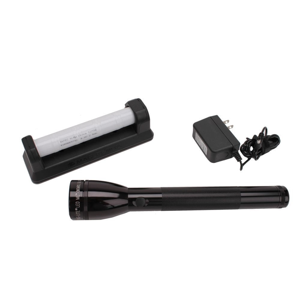 Maglite ML125-33014 LED 3-Cell C Rechargeable Flashlight Blk