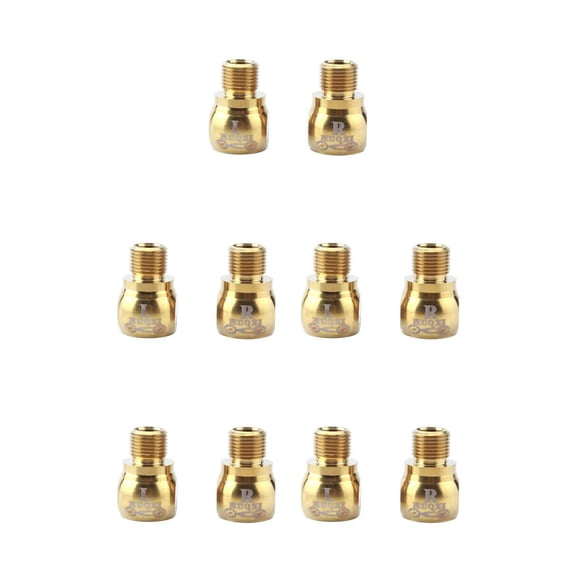 Adaptadores extensores de pedal Eigraketly 1 par dorados Type2 NO2