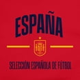 thumbnail image 5 of Icon Sports Officially Licensed Royal Spanish Football Federation Cotton T-Shirt - Unisex Adult - RFEF234CT Red S, 5 of 6