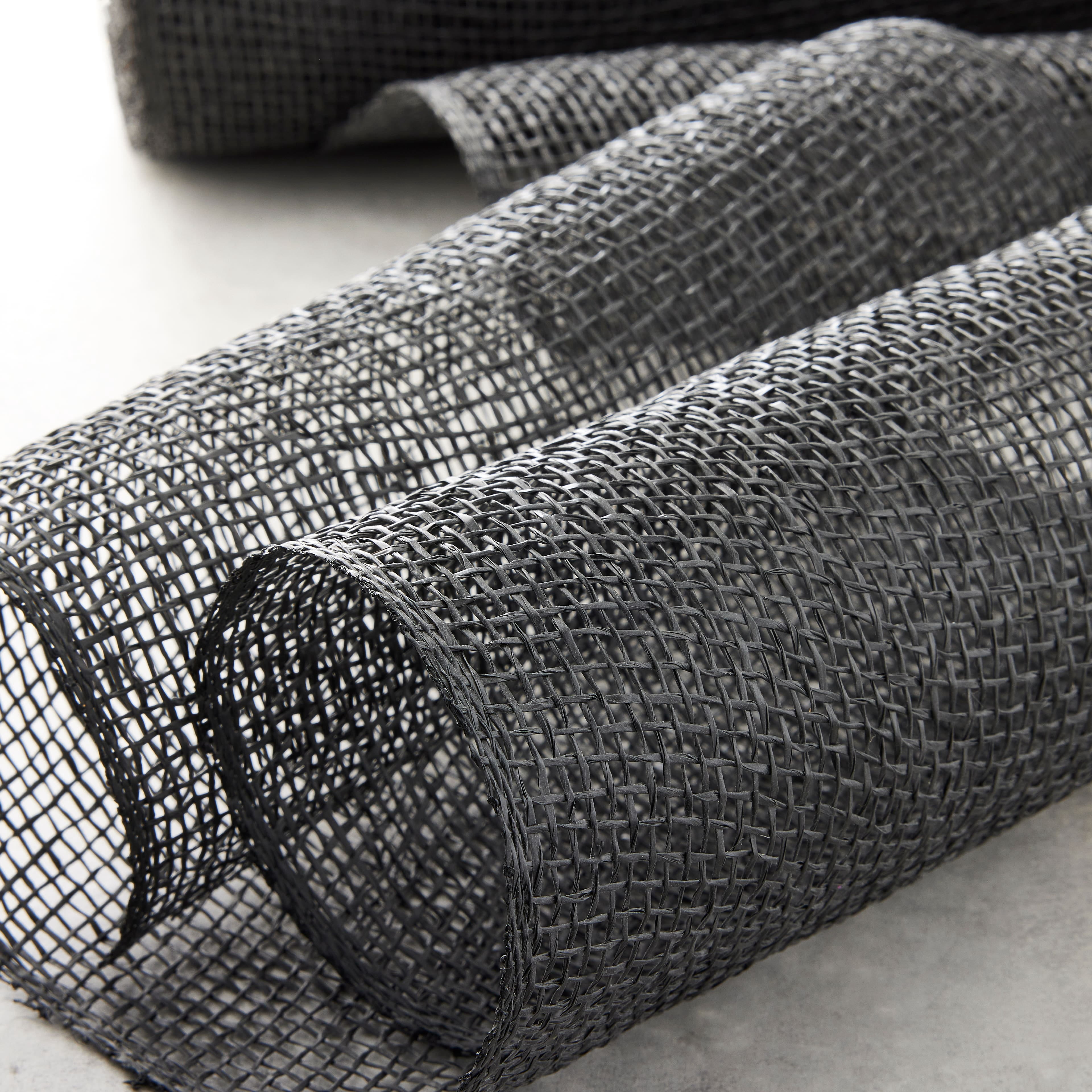 12 Pack: 10" x 19ft. Black Poly Burlap Mesh by Celebrate It