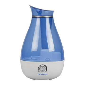 Thera|Care Cool Mist Ultrasonic Humidifier | For Medium Size Rooms | No Filter Required | 24 Hour Run Time