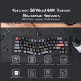 thumbnail image 2 of Teclado mecánico Keychron Q8 con cable, 65 %, diseño Alice, azul, 2 of 7