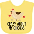 thumbnail image 3 of Inktastic Cute Chicken Farming Boys or Girls Baby Bib, 3 of 4