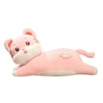 thumbnail image 1 of Cat Plush Pillow Long Body Kitten Doll Plushie Soft Back Cushion Ornament Cute Stuffed Animal Doll Toy Bedroom Sleeping Pillow Birthday Gift, 1 of 10