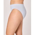 thumbnail image 3 of Bali One Smooth U All-Around Smoothing Hi-Cut Panty Salty Pepper Grey 8 Women's, 3 of 3