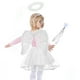 thumbnail image 4 of BESTOYARD - Conjunto de 4 disfraces de ángel con diadema, alas, varita y falda tutú para niñas (ángel), 4 of 5