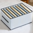 thumbnail image 1 of Organizer Set - 1 Extra High Compartments For T-Shirts  Sweaters & Underwear - Organization Boxes Made Of Fabric, 1 of 6