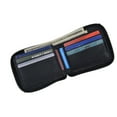 thumbnail image 4 of Genuine Leather Men's Zipper Zip-Around Organizer Bifold Wallet 1256 CF, 4 of 51