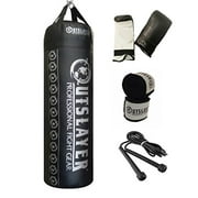 Outslayer 80lb Boxing and MMA Punching Bag Kit - UNFILLED