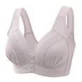 Stretch Full Cup Bra Gathering Side Breasts Non Steel Ring Adjustable