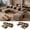 Brown, variant on BedLuxury 110" Large Modular Sectional Sofa with Removable Storage Ottoman, Extra Deep Seat Cloud Couch for Living Room, Chenille Brown