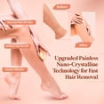 thumbnail image 3 of Borrador de pelo de cristal mejorado para depilación - Removedor de pelo de cristal para hombres y mujeres - Removedor de pelo de cristal mágico - Oro, 3 of 5