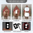 thumbnail image 3 of Light Switch Cover Switch Plate Outlet Cover Plug Cover for Electrical Duplex Outlets Cute Highland Cow Pattern, 3 of 6