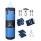 thumbnail image 4 of Saco de boxeo rellenable para entrenamiento, sin relleno, para adultos, gimnasio en casa, culturismo Azul 100cm, 4 of 9