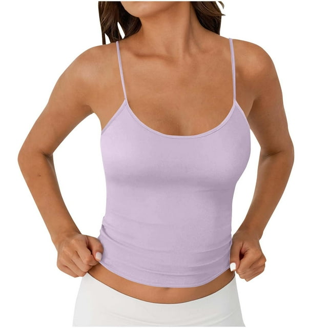 Npasoilc Camisole à Bretelles Réglables pour Femmes, Fine et Respirante, Décontractée