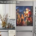 thumbnail image 6 of Christmas Santa Singing Dishwasher Magnet Covers for The Front Magnetic Dishwasher Decorative Cover Home Cabinet Decals 23" x 26" Refrigerator Door Decor, 6 of 6