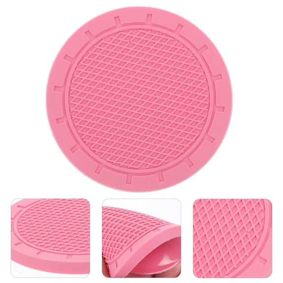 Raindrops 4Pcs Car Cup Coasters Heat Insulation Non-slip Pads for Daily Use