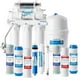 thumbnail image 1 of RTW5U Sistema de Filtración de Agua por Ósmosis Inversa con Filtro UV, Sistema de Filtración de Agua RO con Reducción de TDS Ultravioleta, Filtro de Agua de 6 Etapas, 50 GPD, 1 of 7