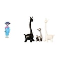 thumbnail image 1 of Muñeca Geisha Japonesa,Muñeca geisha con kimono japonés,adorno tradicional,Estatua de ciervo alce,Estatua de jirafa de cerámica,decoración moderna para el hogar,Figuras de animales:, 1 of 8