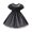 Black, variant on Mercatoo Toddler Baby Girls Bubble Sleeve Black White Dots Dresses Tulle Mesh Dress Summer Clothes for Birthday Pšrty