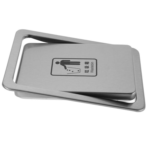 Phenofice Stainless Steel Garbage Lid 1Pcs Multi Color Kitchen Trash Can Swing Flap Lid For Bathroom