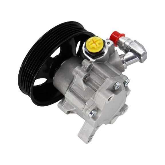 Front Power Steering Pump with Pulley - Compatible with 2007 - 2009 Mercedes-Benz E350 2008