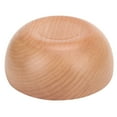 thumbnail image 4 of Round Wooden Bowl, Exquisite Handmade, Smooth Surface, Kitchen Utensil for Salad, Soup, Rice, 4 of 7