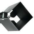 thumbnail image 4 of VEVOR Fence Post Anchor Ground Spike - 8 Pack, 36x4x4 Inches, Black Powder-Coated Metal, Fits 3.5x3.5 Inch Posts - Ideal for Mailbox, Deck, Garden Railing, 4 of 12