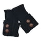 thumbnail image 2 of 1 par de calentadores de piernas de punto, medias de invierno cálidas para mujer, puños de botas negro, 2 of 9