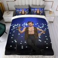 thumbnail image 4 of Harry Styles Conjunto de sábanas temático, trío de piezas, cómodo y amigable con la piel, diseño único, regalo de decoración para el hogar para familiares, amigos y fans,140X210cm, 4 of 6