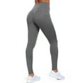 thumbnail image 4 of NELEUS Womens High Waist Ankle Yoga Leggings Workout with Two Pockets,Gray,US Size 2XL, 4 of 9