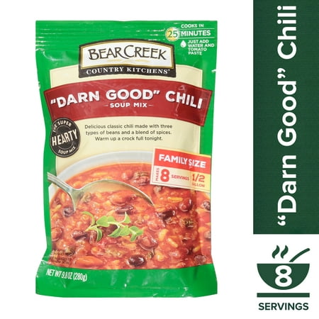 Bear Creek Country Kitchens Darn Good Chili Soup Mix, 9.8 OZ Pouch