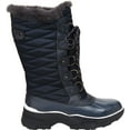 thumbnail image 2 of Women's Jambu JBU Lorina Mid Calf Waterproof Duck Boot Navy Nylon/Distressed Vegan Nubuck 9.5 M, 2 of 5