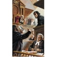 thumbnail image 1 of Great BIG Canvas | Rolled Andrew Howat Poster Print entitled Scene in Court, 1 of 4