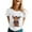 White, variant on Womens Crewneck Tops Carnival Highland Cattle Printed Casual Loose T Shirts Short SLeeve Spring Summer Fashion Basic Blouses