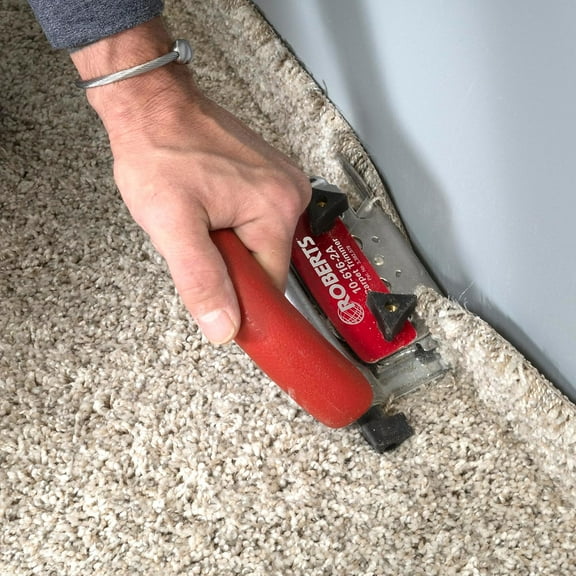 Carpet Trimmer with 20 Heavy-Duty Blades for Neat Wall and Toe Kick Trimming