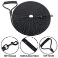 thumbnail image 3 of Correa reflectante para perros Leash Vivifying de 10 m, color negro, 3 of 9