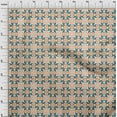 thumbnail image 4 of oneOone Cotton Cambric Dark Beige Fabric Asian Block Print Traditional Tile Sewing Fabric By The Yard Printed Diy Clothing Sewing Supplies 42 Inch Wide, 4 of 4