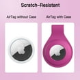 thumbnail image 5 of JETech Silicone Case for AirTag 2nd/1st Generation (2026/2021) with Keychain, Protective Air Tag Holder, 2-Pack (Dragon Fruit), 5 of 6