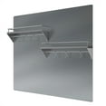 thumbnail image 3 of Ancona 36" Stainless Steel Backsplash with two-tiered shelf and rack, 3 of 4