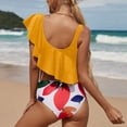 thumbnail image 4 of Trajes de baño tankini para mujer Trajes de baño de dos piezas con estampado de hojas para mujer Trajes de baño tankini para mujer, 4 of 6