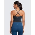 thumbnail image 2 of Sostén CRZ YOGA Butterluxe Cuello Cuadrado Acolchado Azul Marino Talla S, 2 of 6