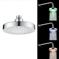thumbnail image 3 of Amdohai LED Shower Head with 3Color Flash Light 6 Inch Rain, 3 of 7