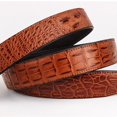 thumbnail image 5 of 120cm Men Leather Ratchet Belt Waistband Strap for Automatic 1 Type Brown, 5 of 6