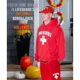 thumbnail image 2 of LIFEGUARD Officially Licensed Mens Halloween Costume Combo Pack Hoodie, Shorts, Hat, Fanny Pack Red, 2 of 6