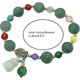 thumbnail image 5 of Pulsera Wu Lou/Hu Lou china hecha a mano con Feng Shui para la salud y la protección (VERDE), 5 of 5