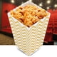 thumbnail image 4 of Bolsa de Palomitas de maíz - Caja de Palomitas de maíz Estilo a Rayas Bolsas de Palomitas de maíz Cajas de Regalo para cumpleaños Fiesta de película para niños Hot 60PCS(Rayas de Onda bronceadoras), 4 of 10