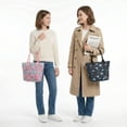 thumbnail image 2 of J World Womens Lola Insulated Lunch Tote Bag for School and Work, Night Bloom, 2 of 7